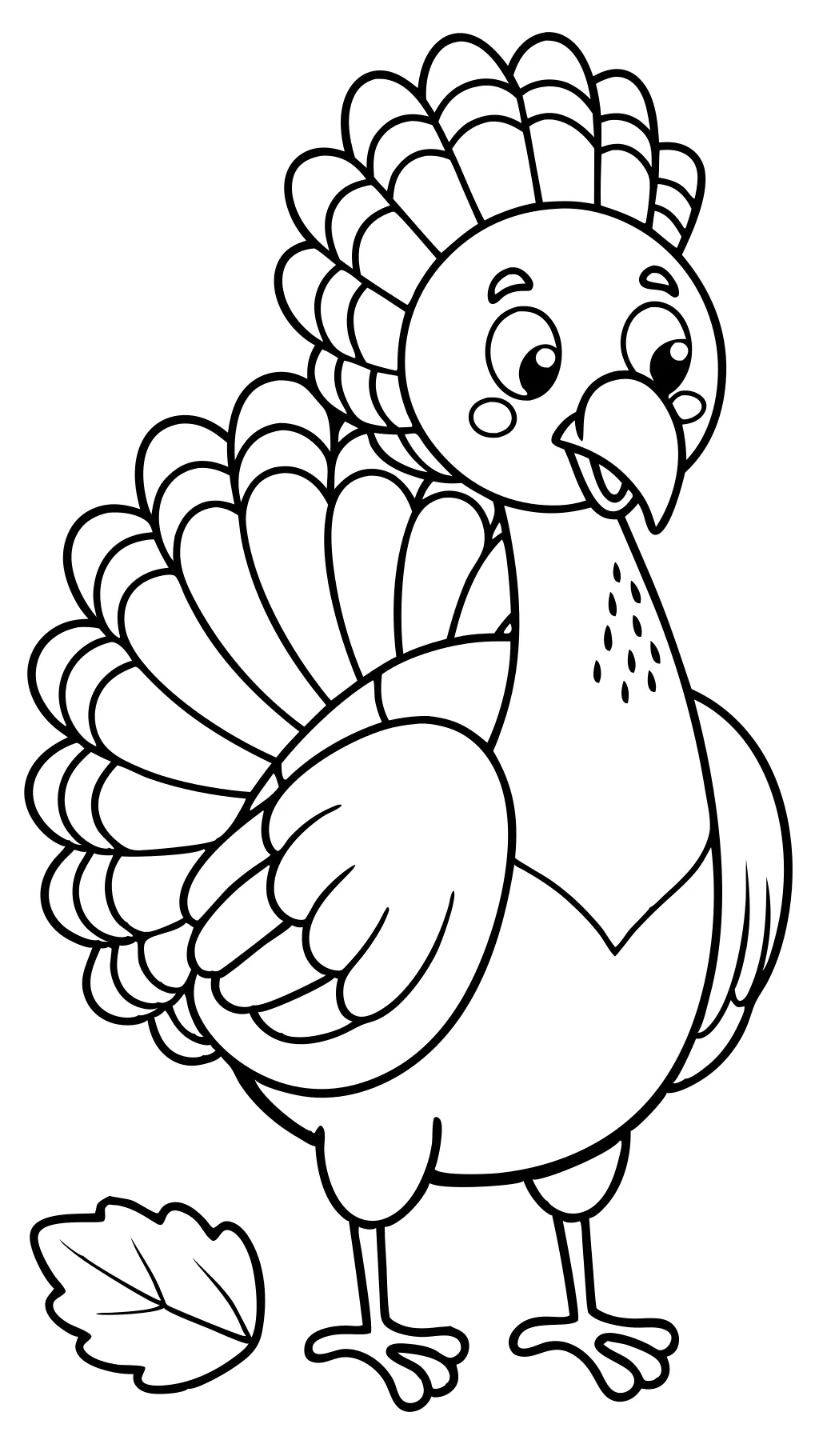 turkey coloring page printable